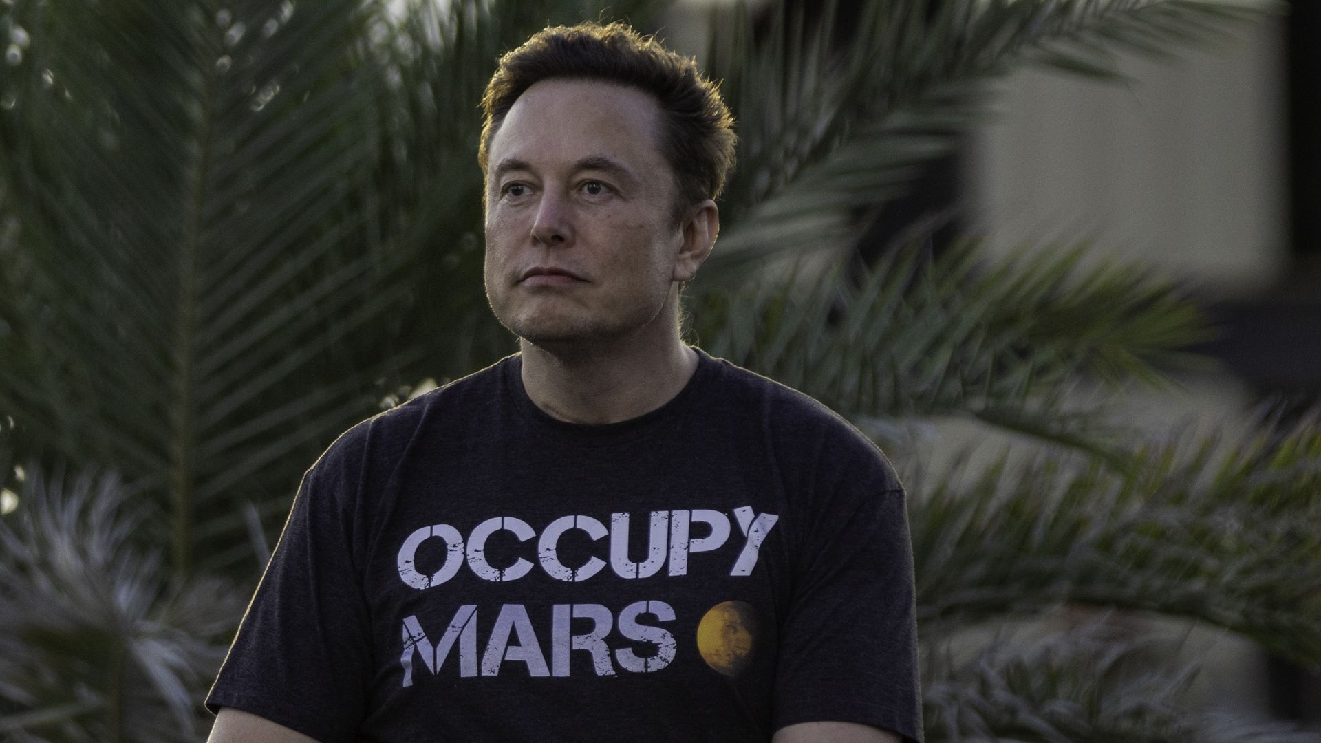 SpaceX founder Elon Musk during a T-Mobile and SpaceX joint event.