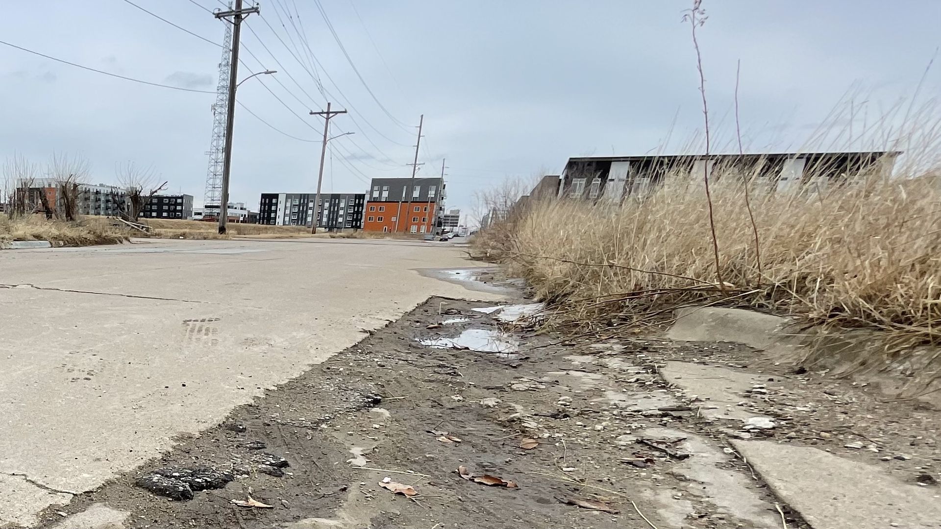 A photo of downtown Des Moines.