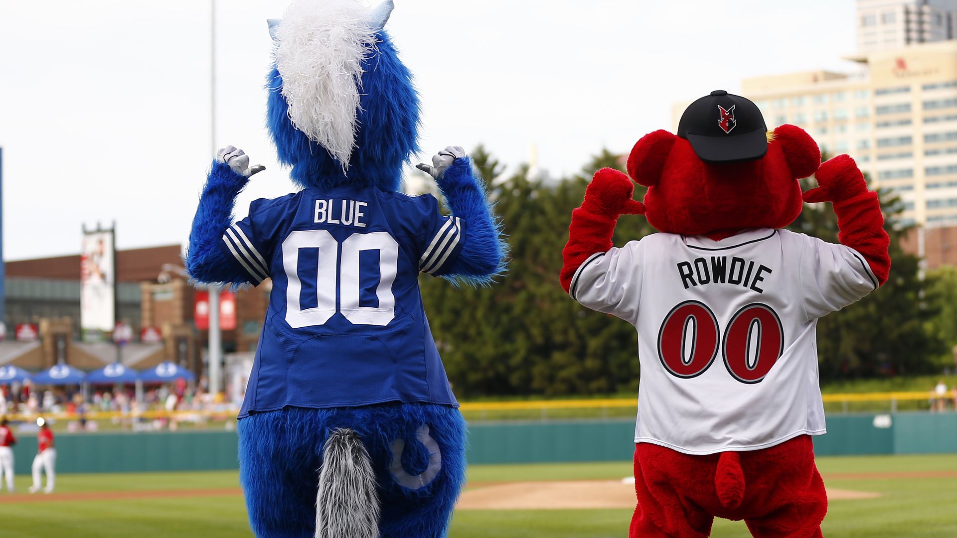 Mascots in Indianapolis 