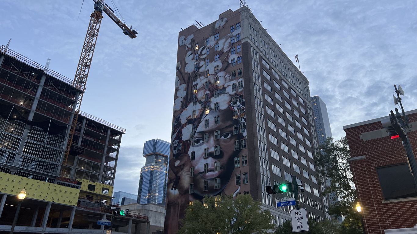 Houston's newest mural honors Harriet Tubman - Axios Houston