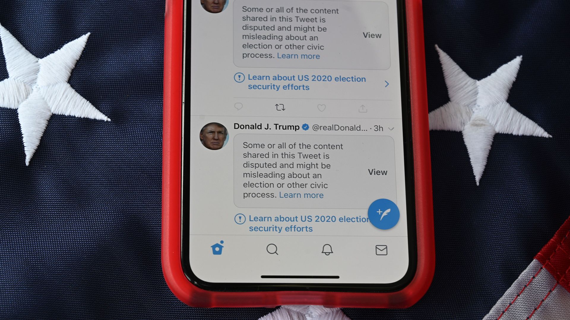Trump Twitter account
