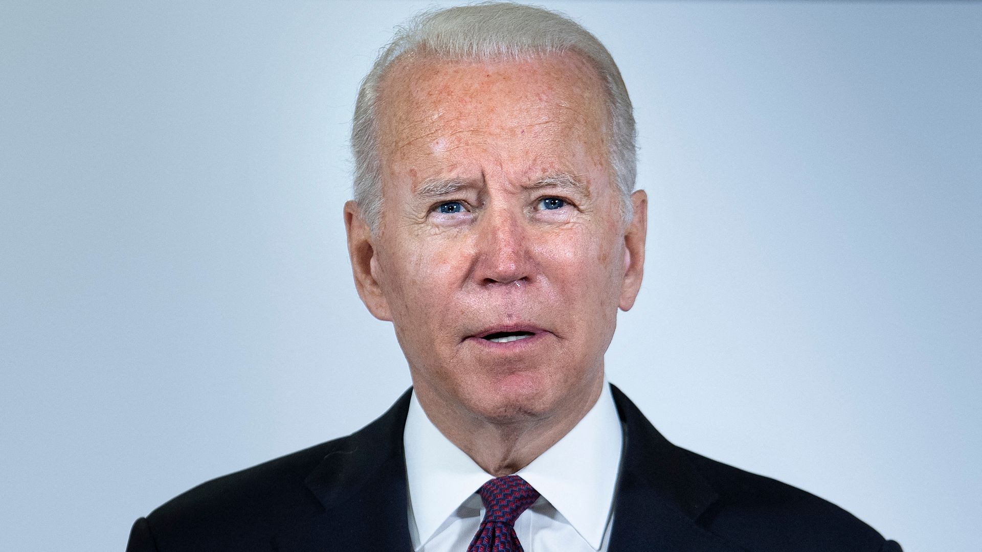 US President Joe Biden addresses the press with European Commission
