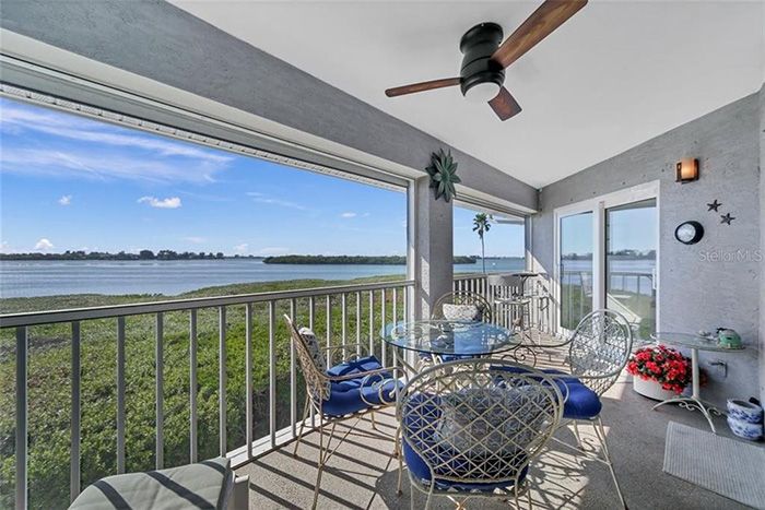 1361 Perico Point Cir #1361 screened-in porch with water views