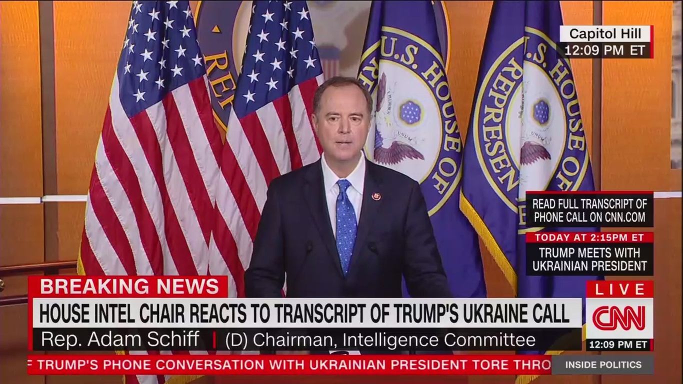 "A Classic Mafia-like Shakedown": Adam Schiff Reacts To Trump-Ukraine Call