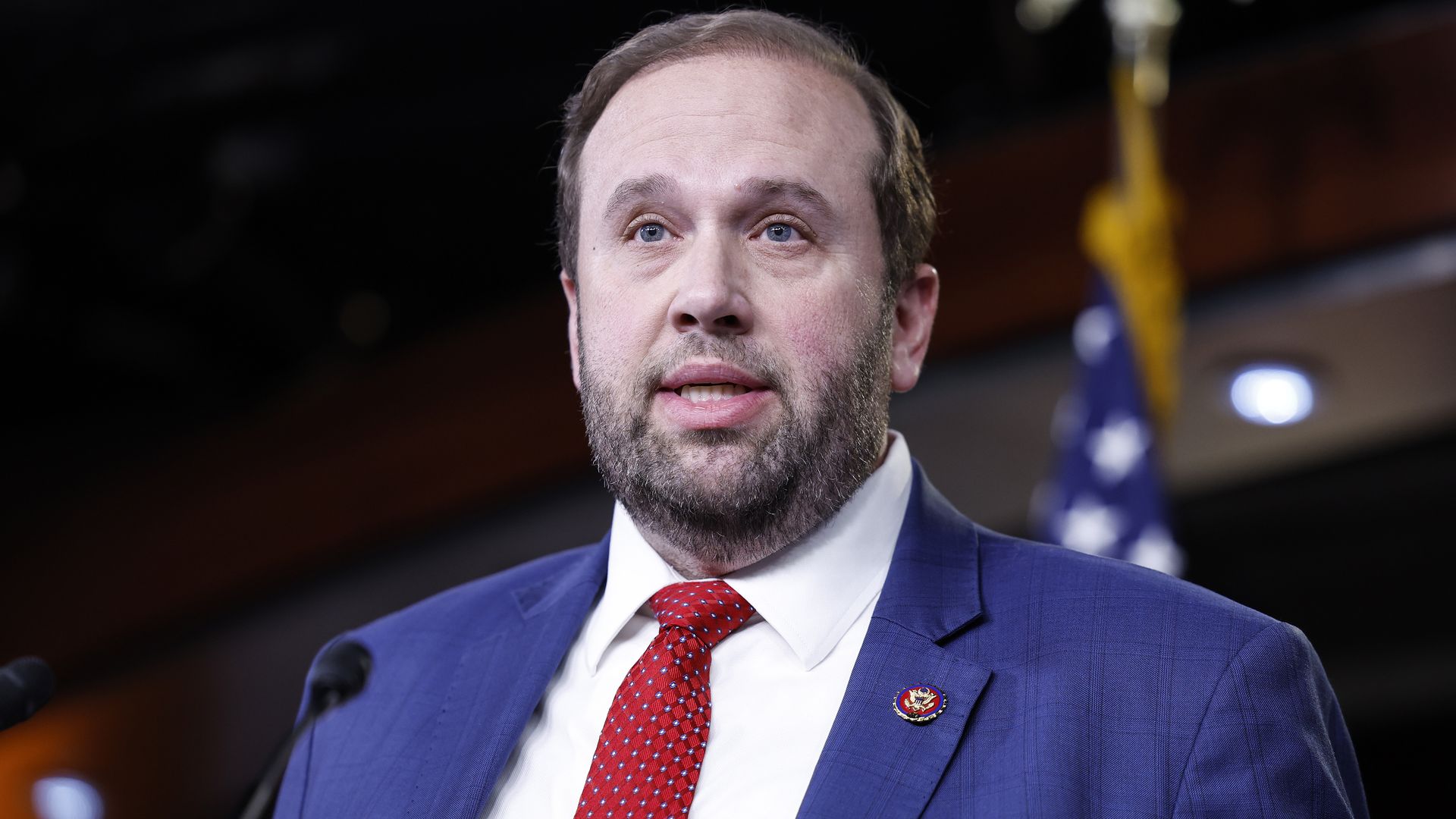 Congressman Jason Smith speaks at a press conference