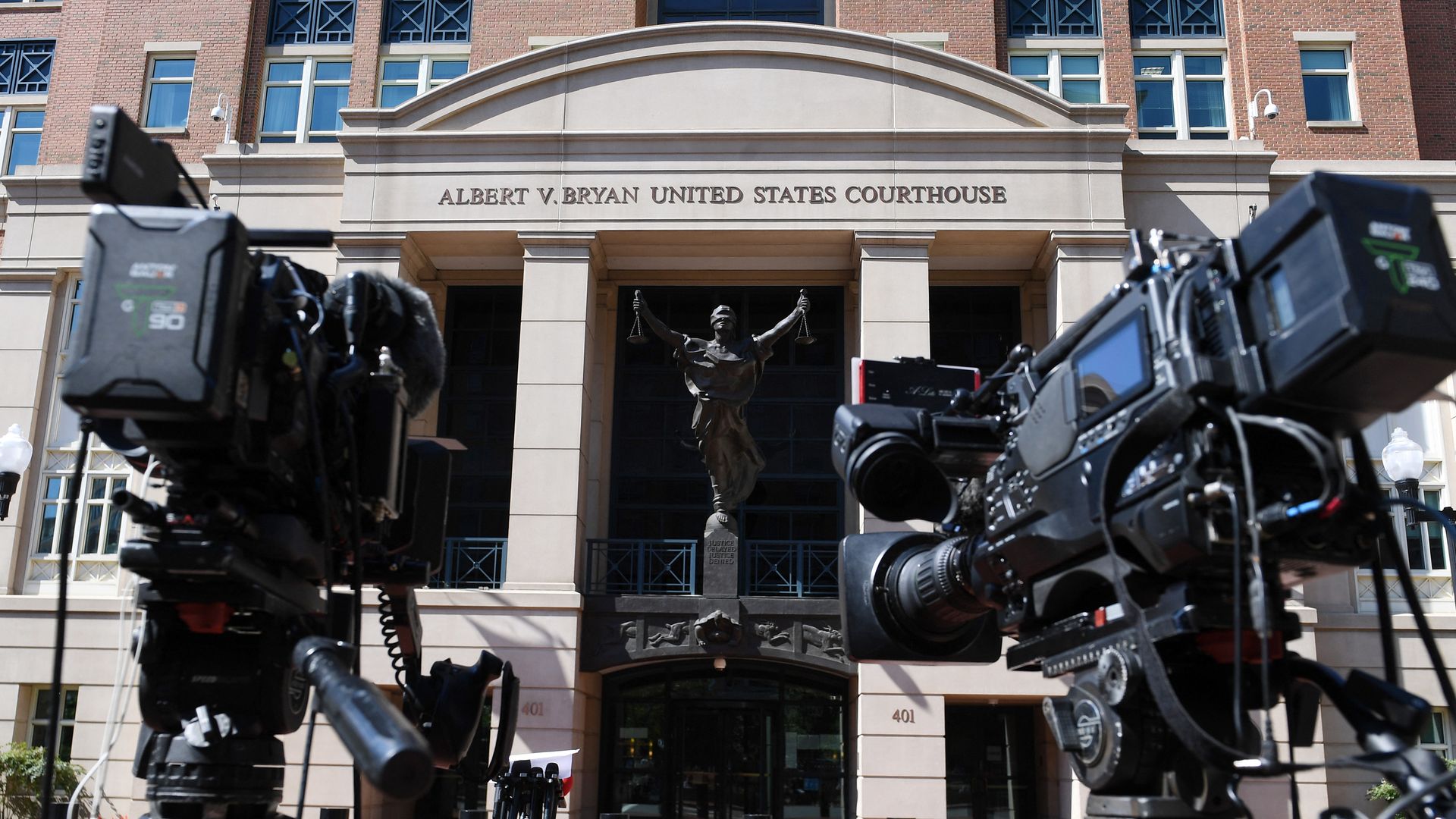 Members of the media await the sentencing of El Shafee Elsheikh.