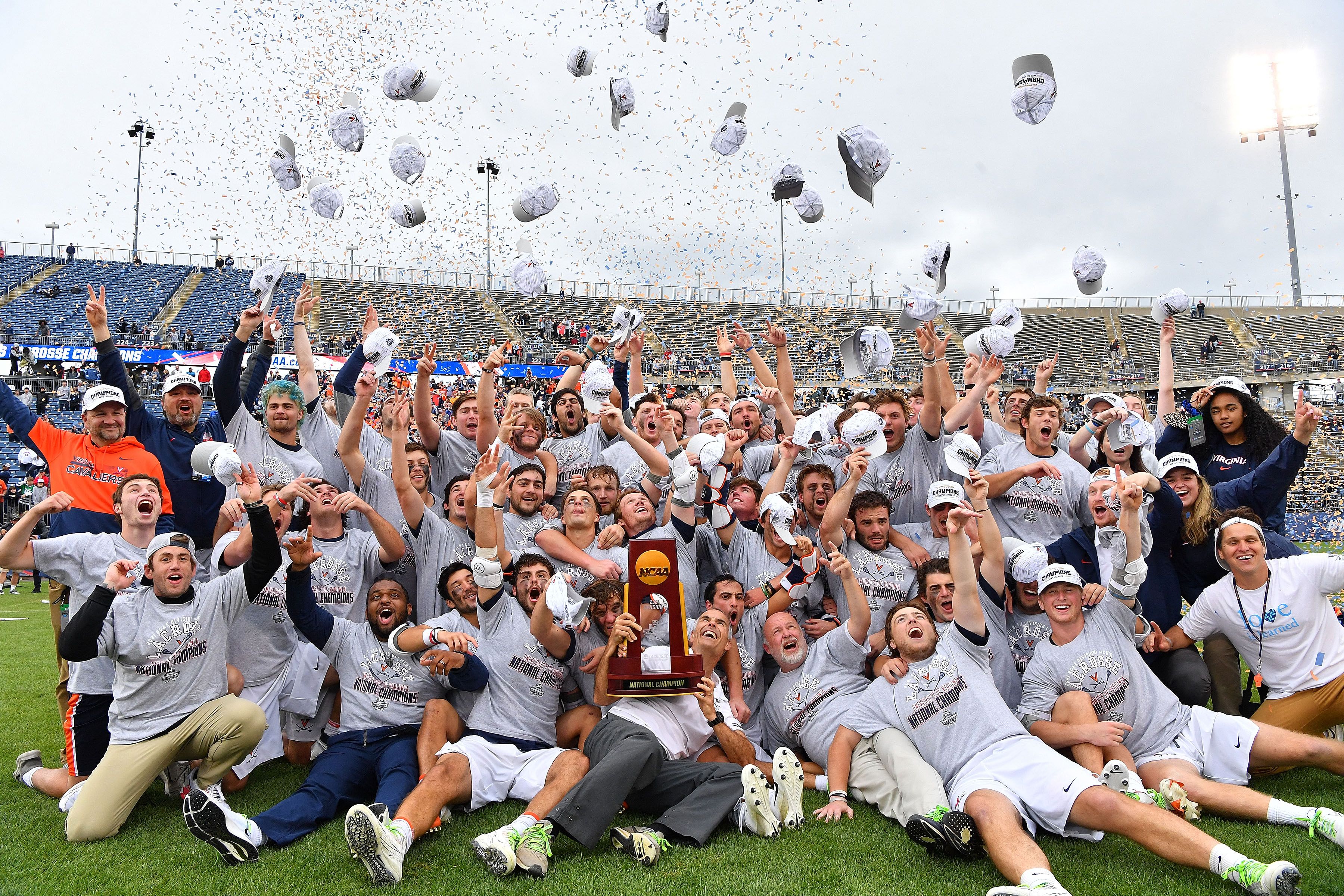 Virginia celebrating