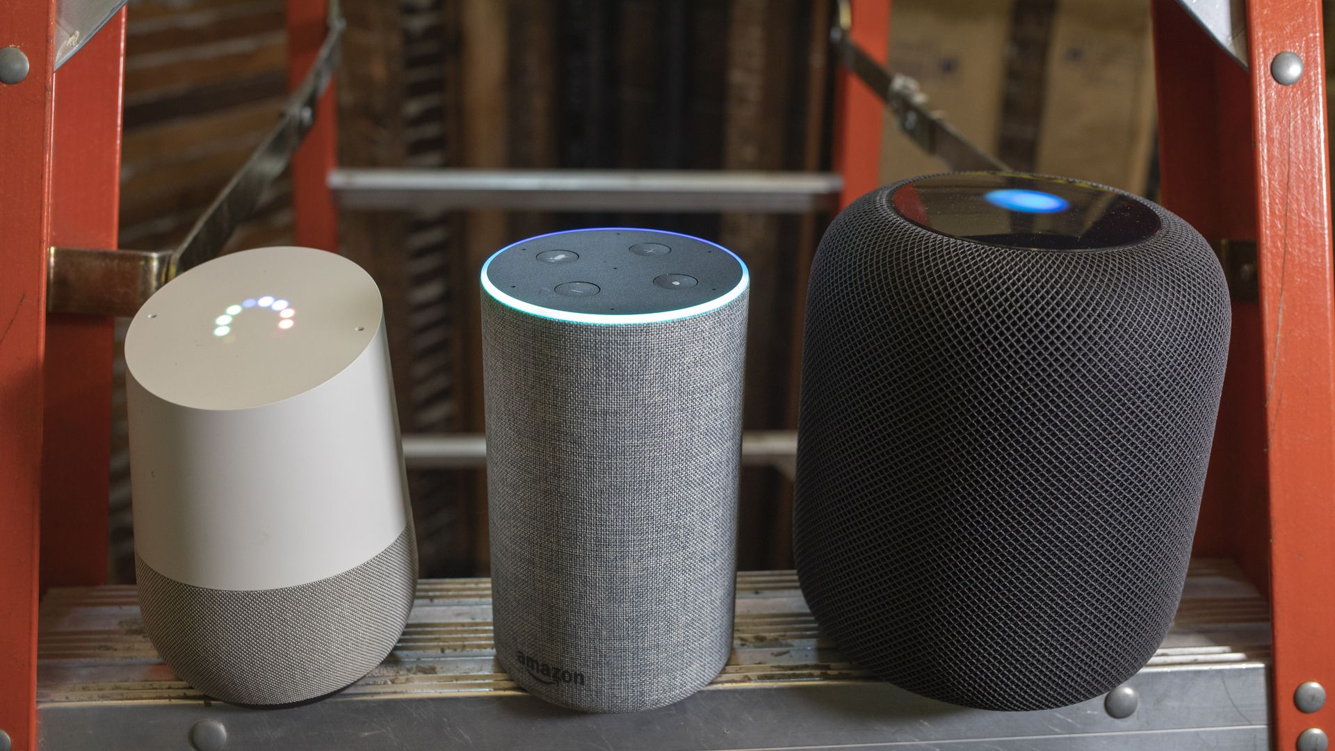 Smart speakers from Google, Amazon and Apple