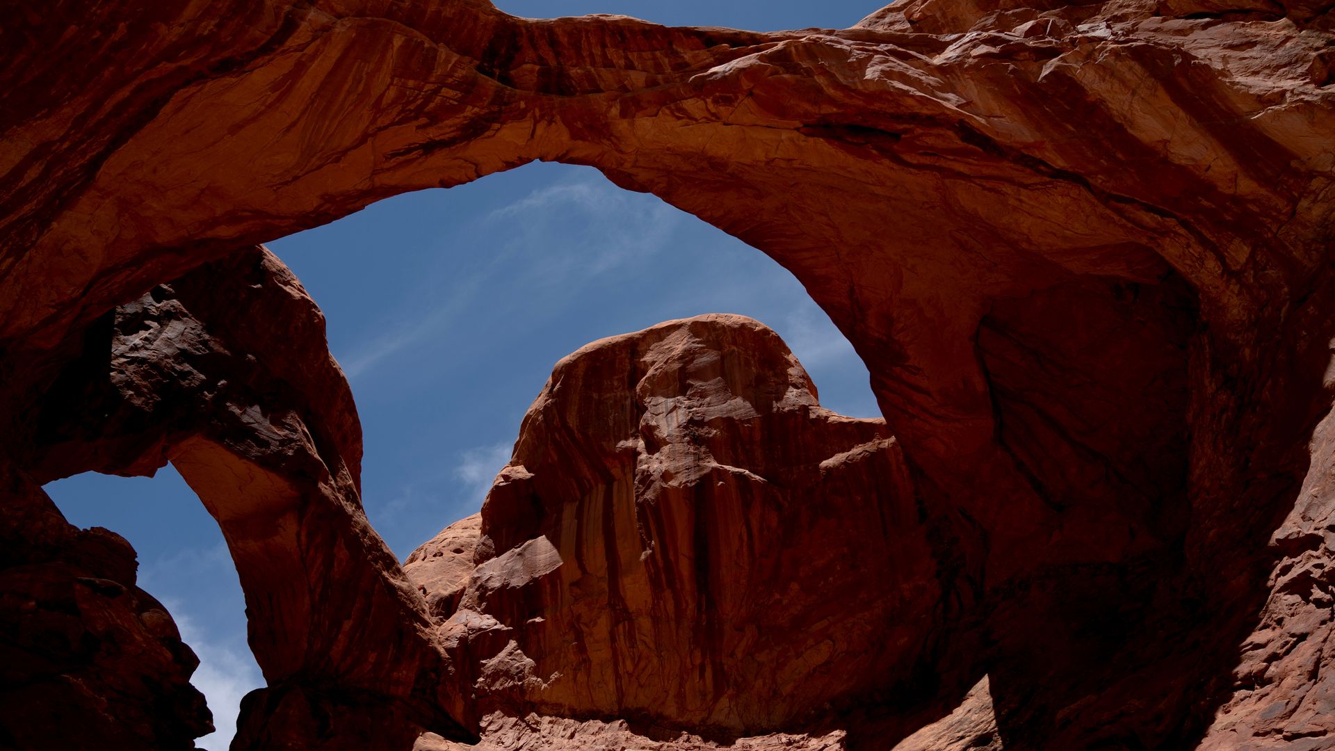 Stone arches at Arches National Park