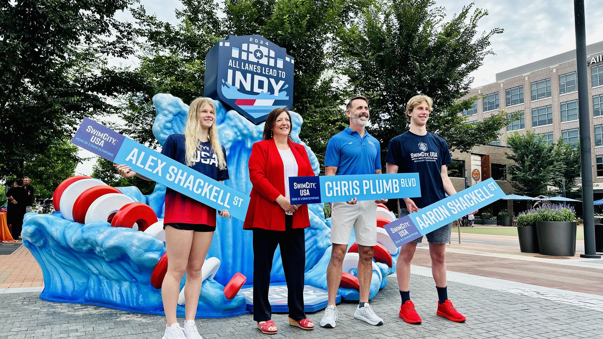 Carmel honors 2024 Olympians in Midtown Axios Indianapolis