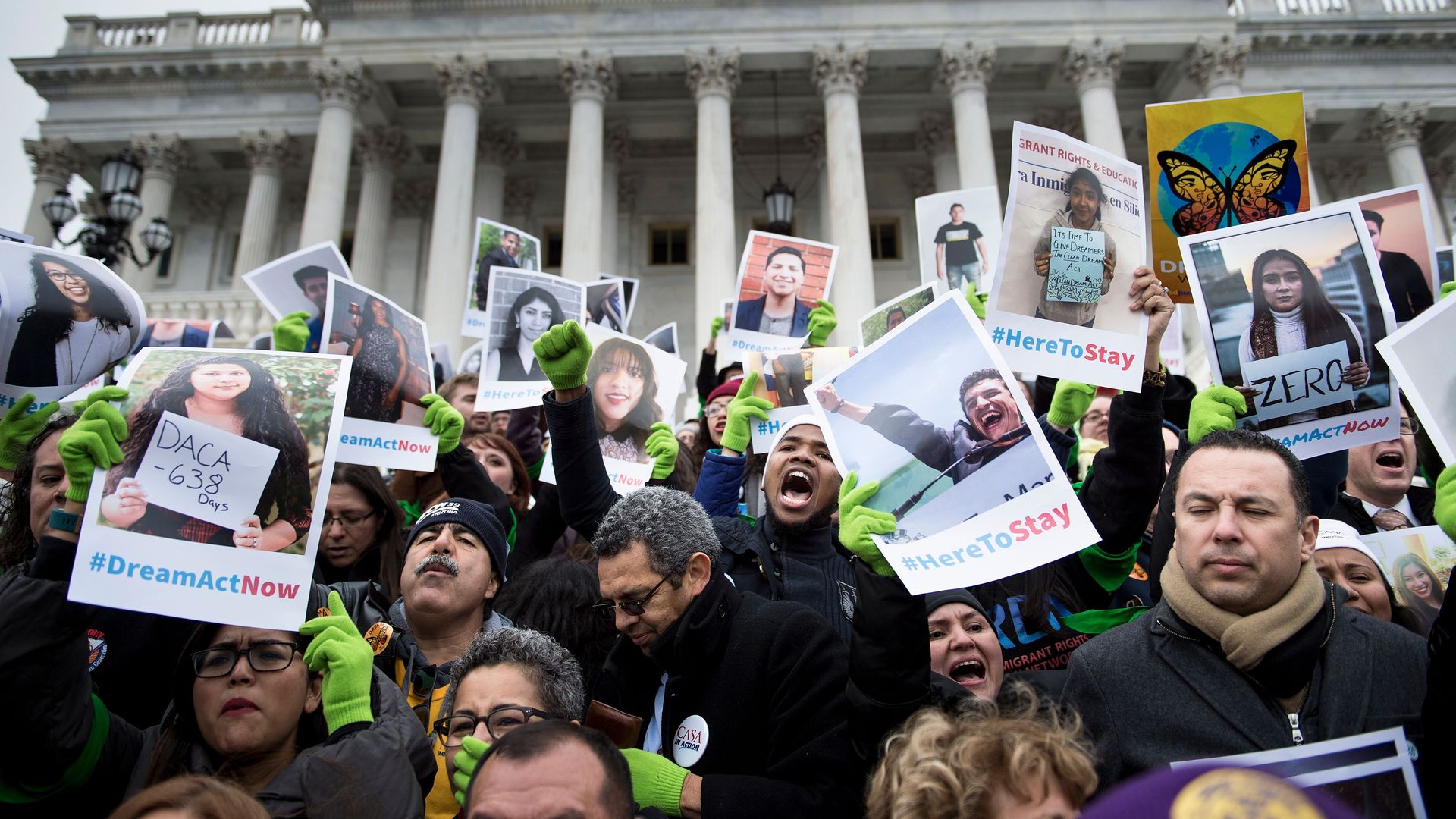 Dreamers protest at the Capitol