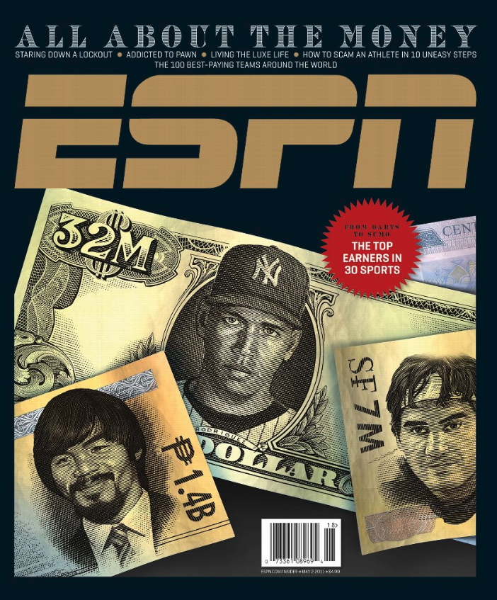 ESPN Mag cover, 2011