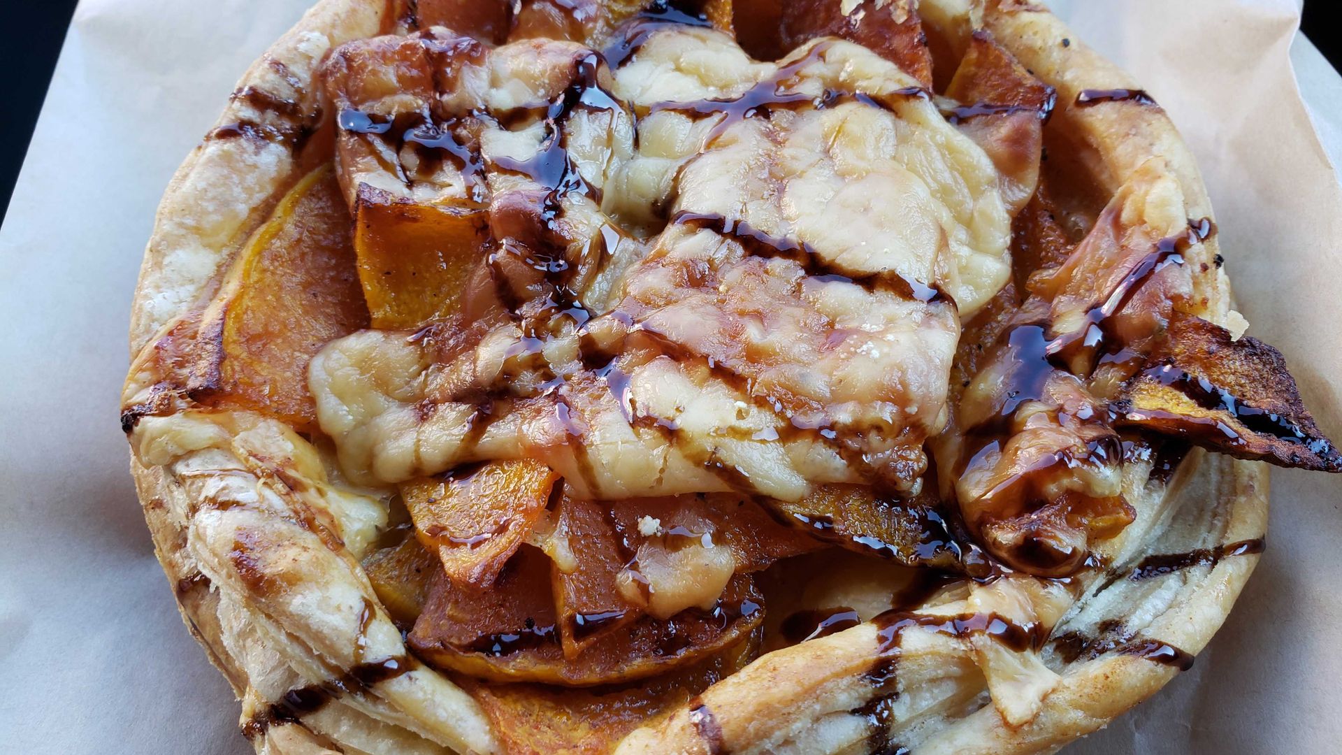 A butternut squash tart.