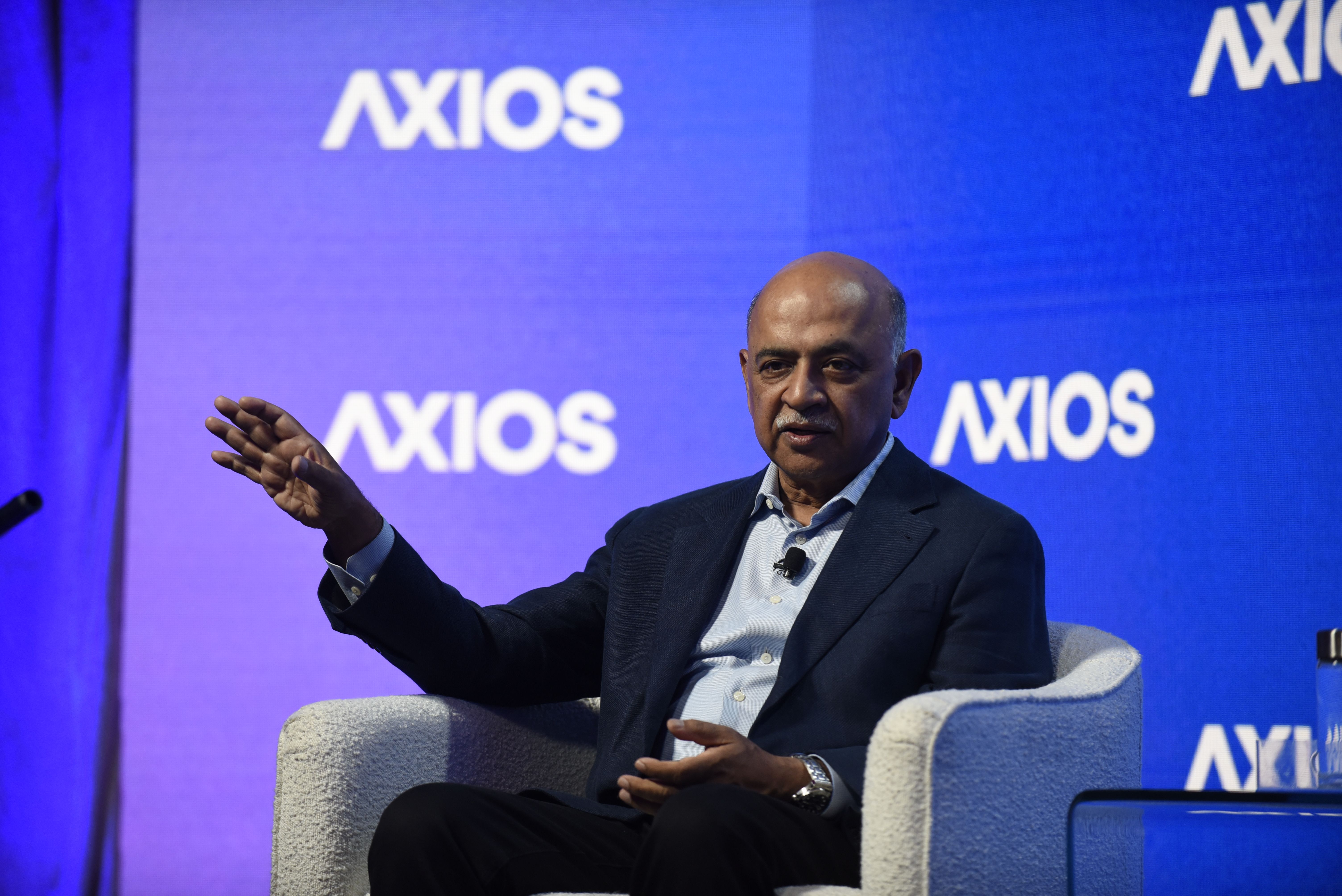 Axios' Maria Curi interviews IBM CEO Arvind Krishna at our AI+ NY Summit yesterday.