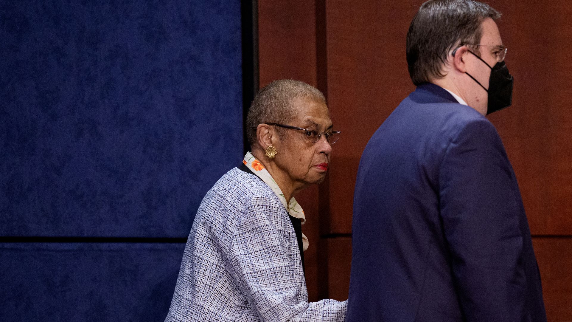 Eleanor Holmes Norton arrives for a hearing