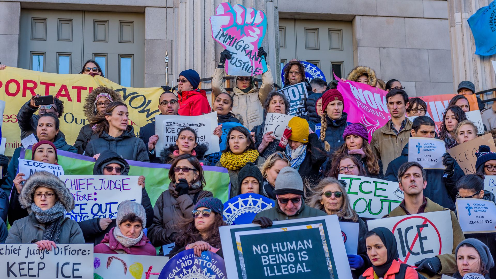ICE protest