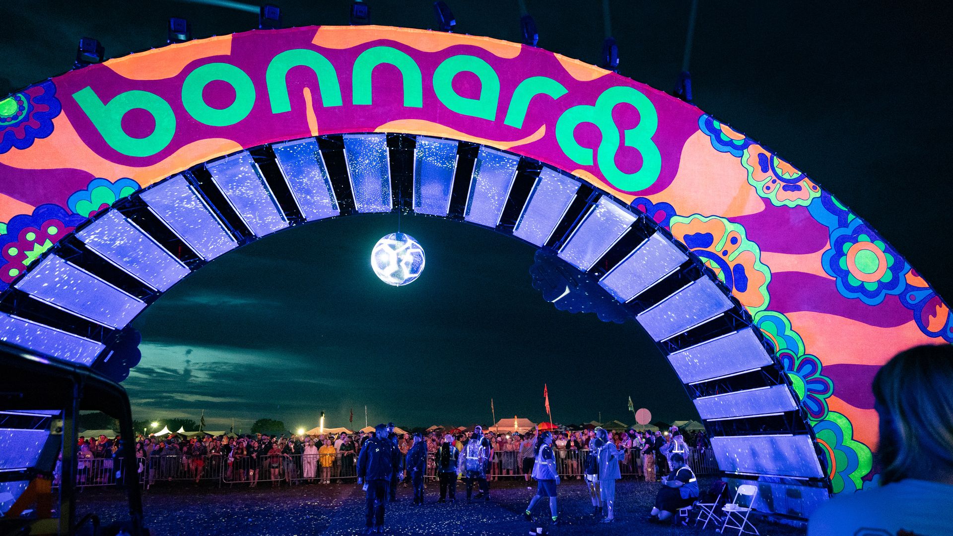 The entry gate to Bonnaroo