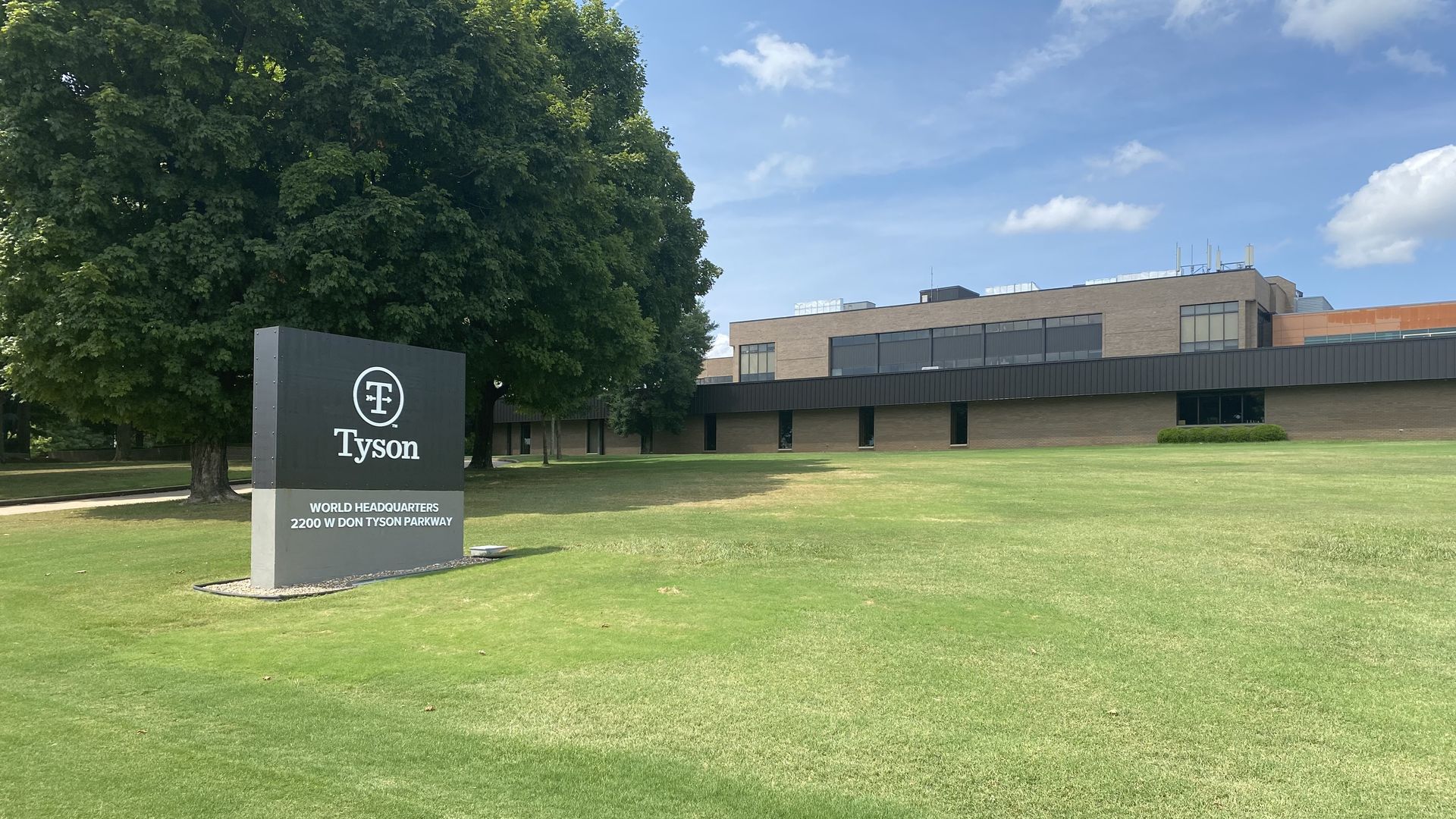 Tyson Foods' world headquarters in Springdale, Ark. 