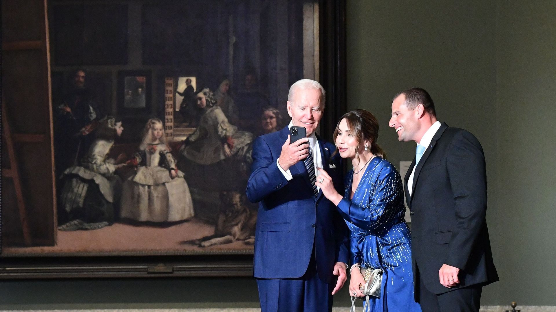 Biden with the Prime Minister of Malta and his wife