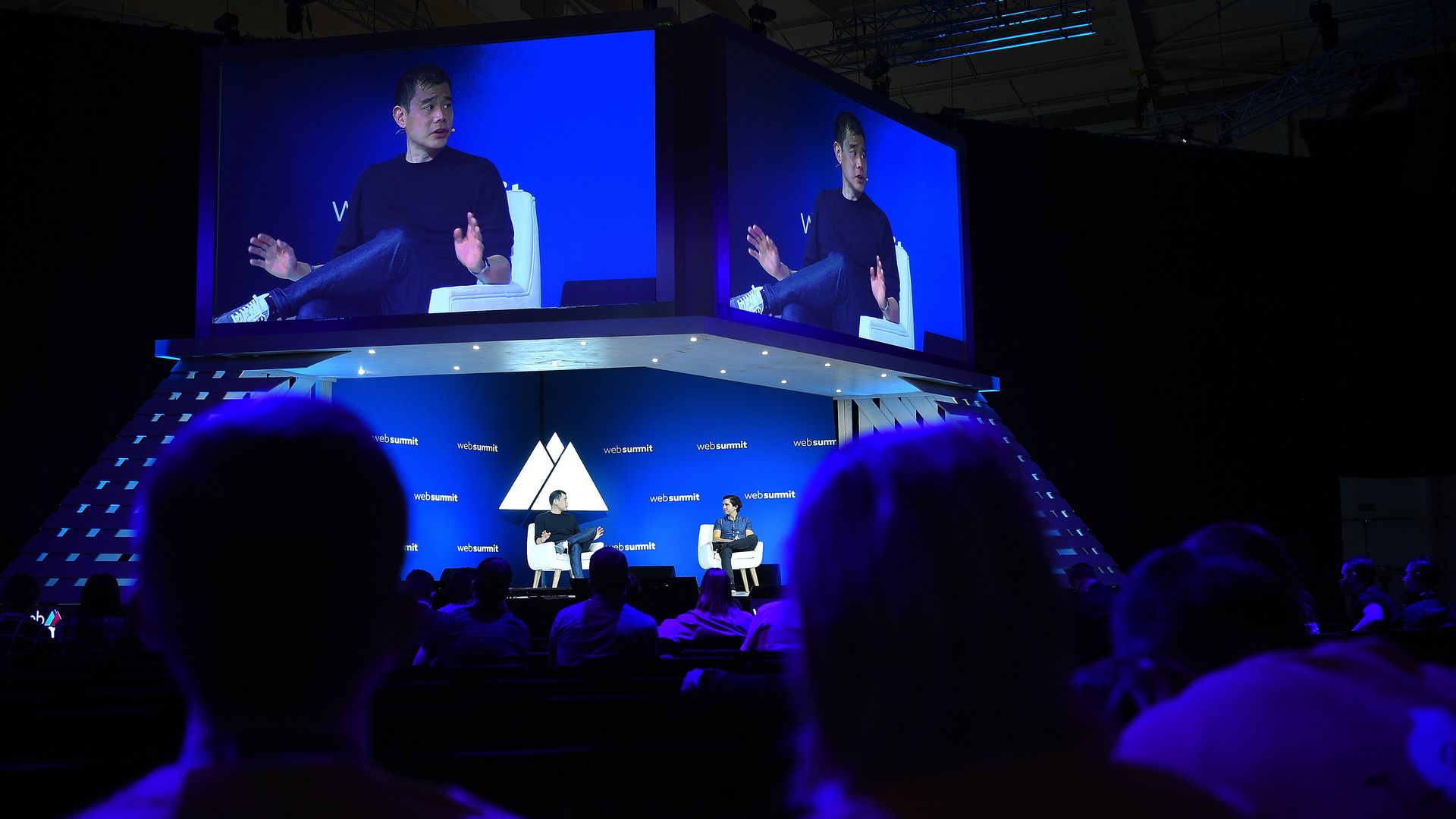 Wesley Chan speaking at a conference.
