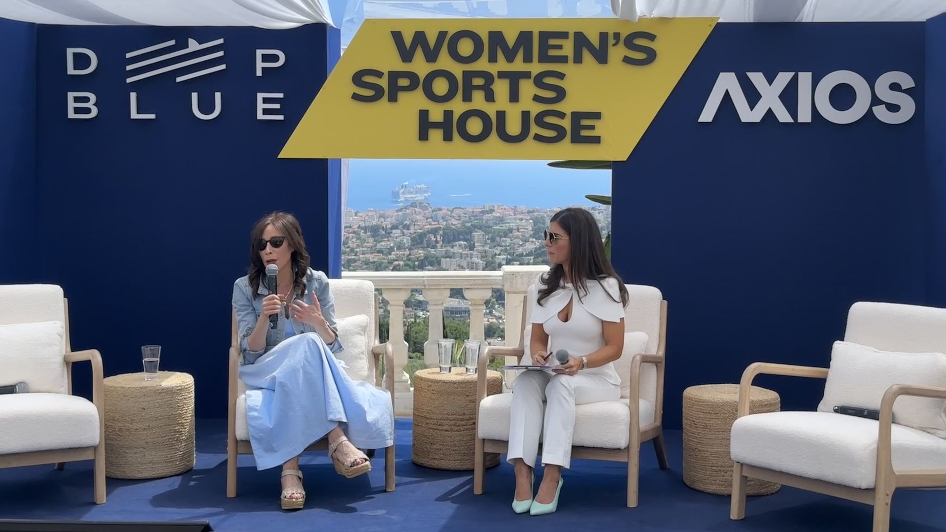 New York Times CEO Meredith Kopit Levien and Axios' Sara Fischer