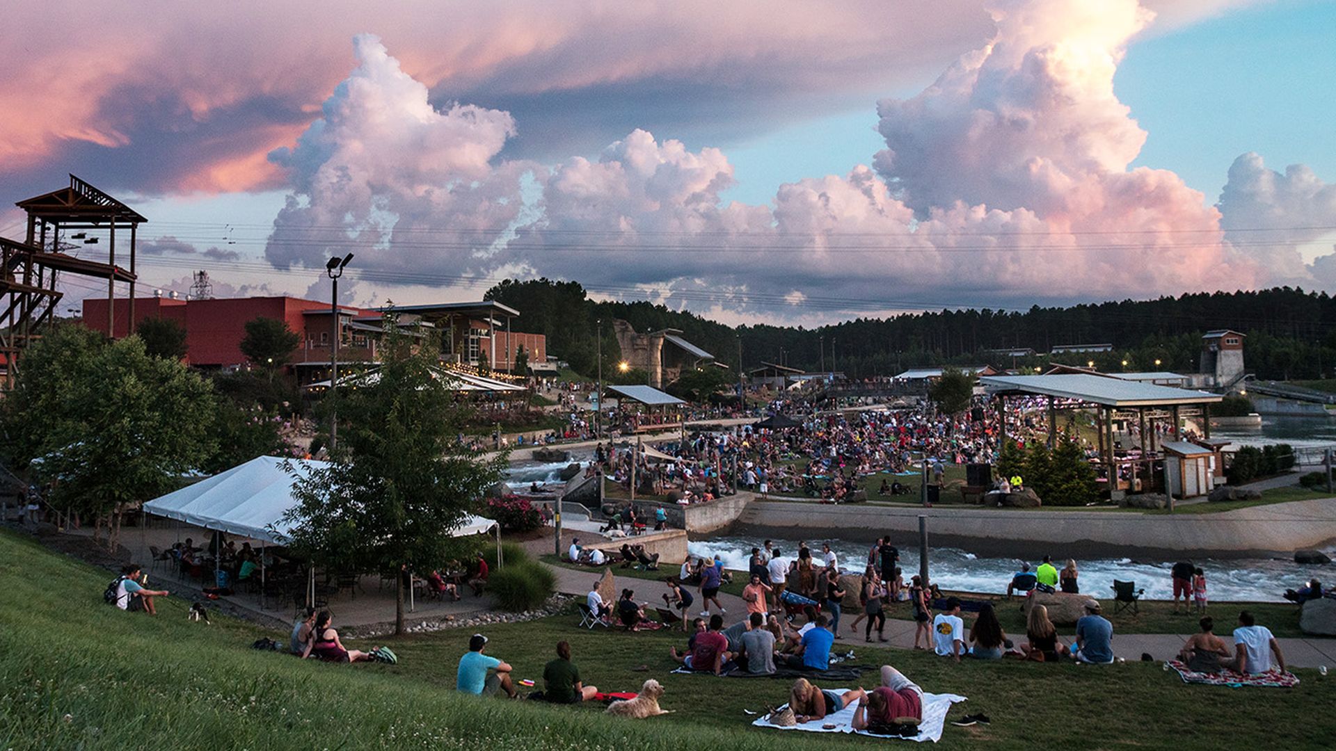 whitewater center river jam