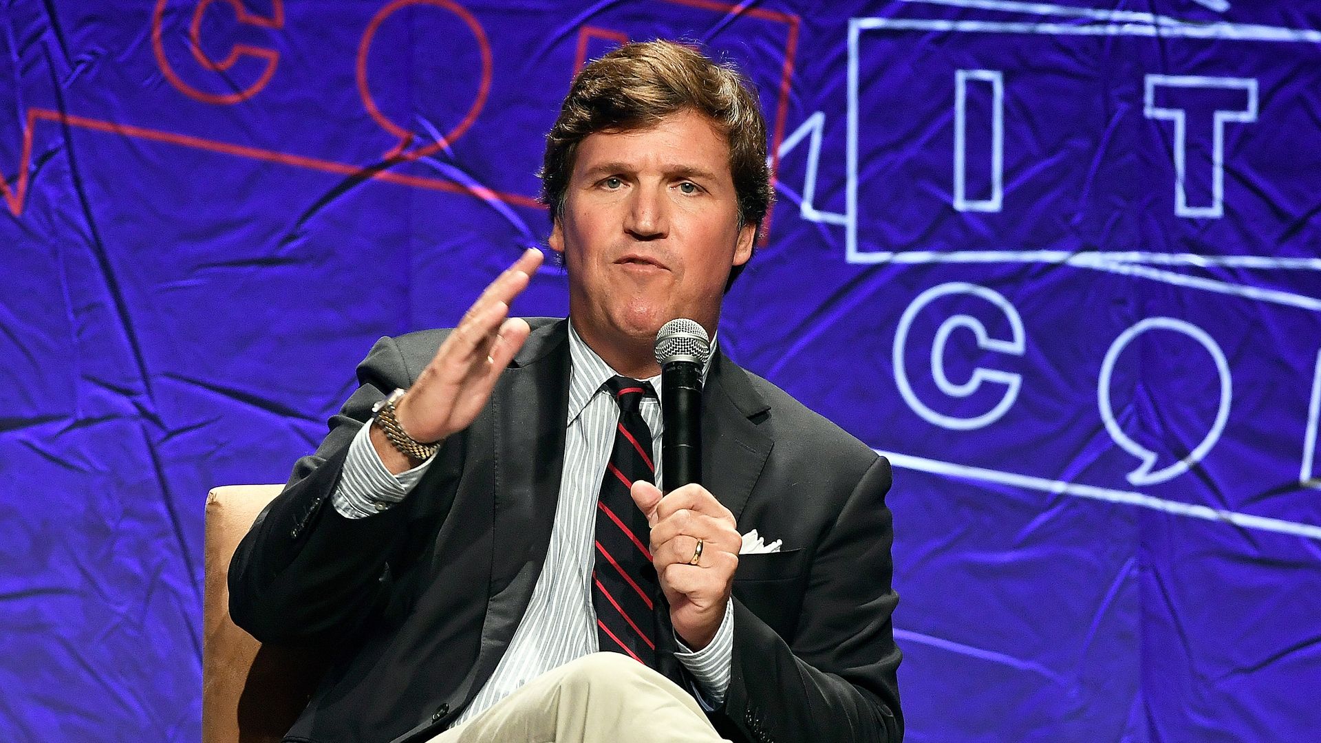 Fox News host Tucker Carlson defiantly responded to controversial audio of him that resurfaced this week.