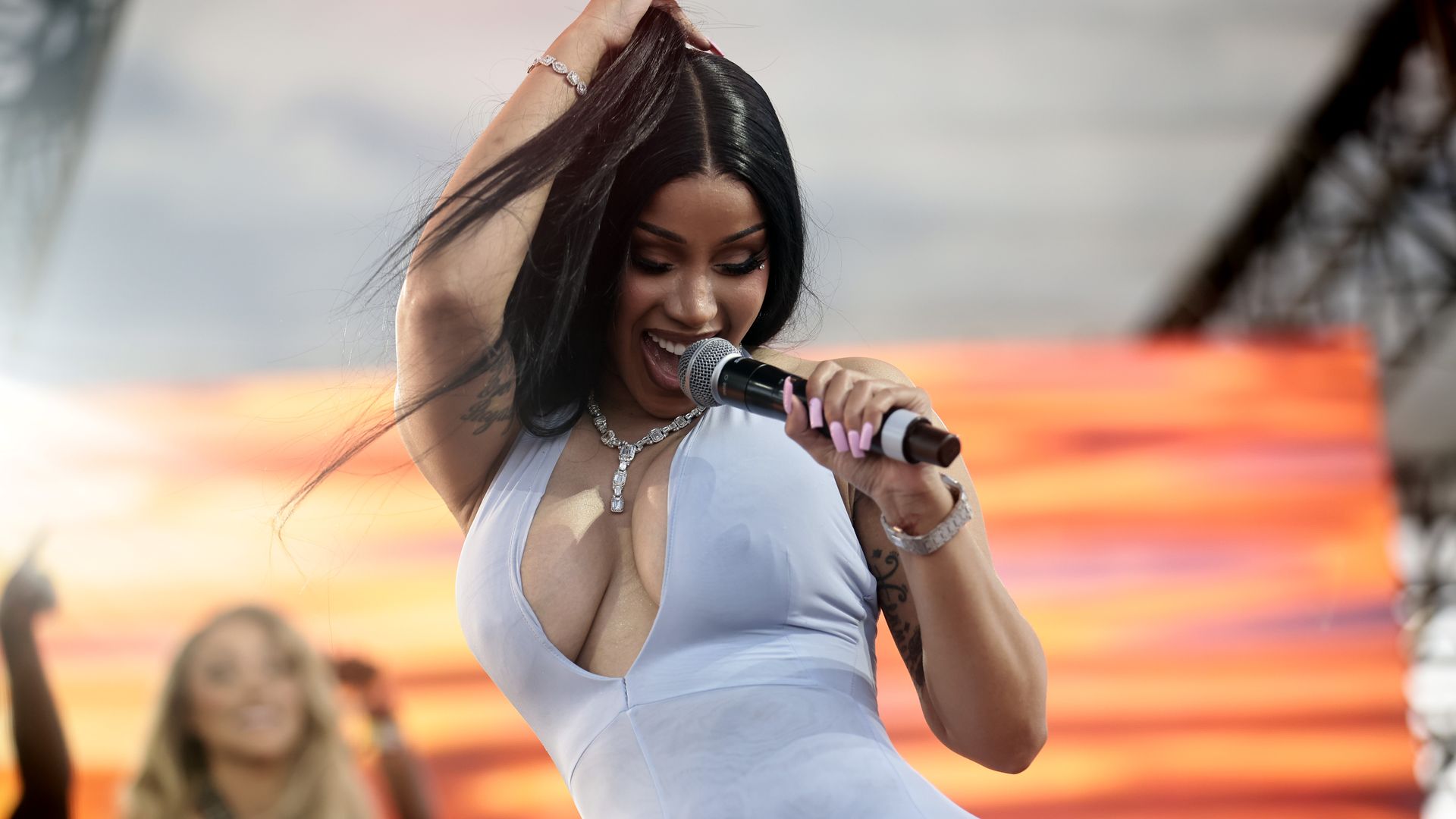 Cardi B performs onstage during Revolve Festival 2025 at Cavallo Ranch on April 12, 2025 in Thermal, California
