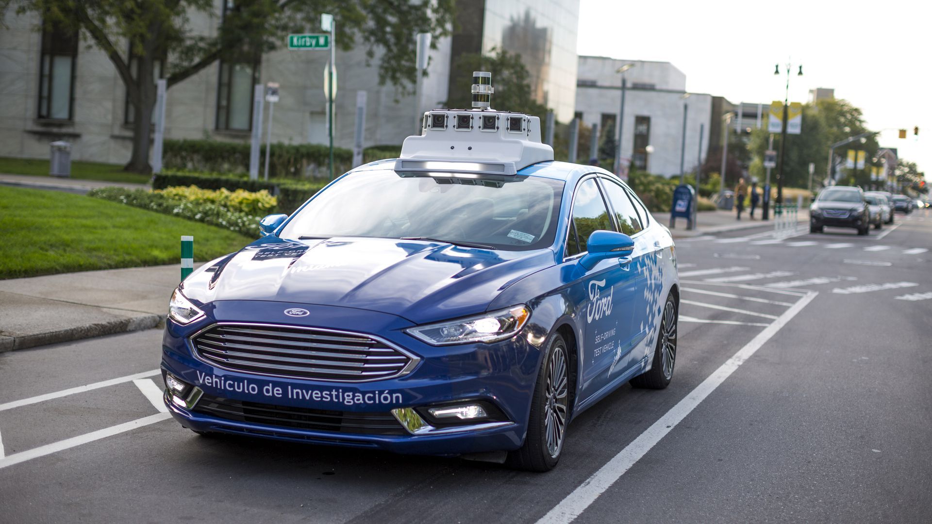 Photo of Ford autonomous vehicle test drive