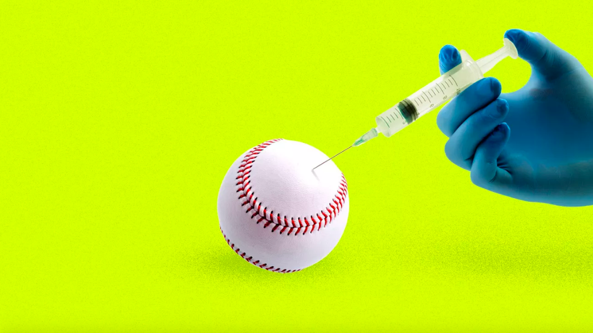 Injecting something into a baseball
