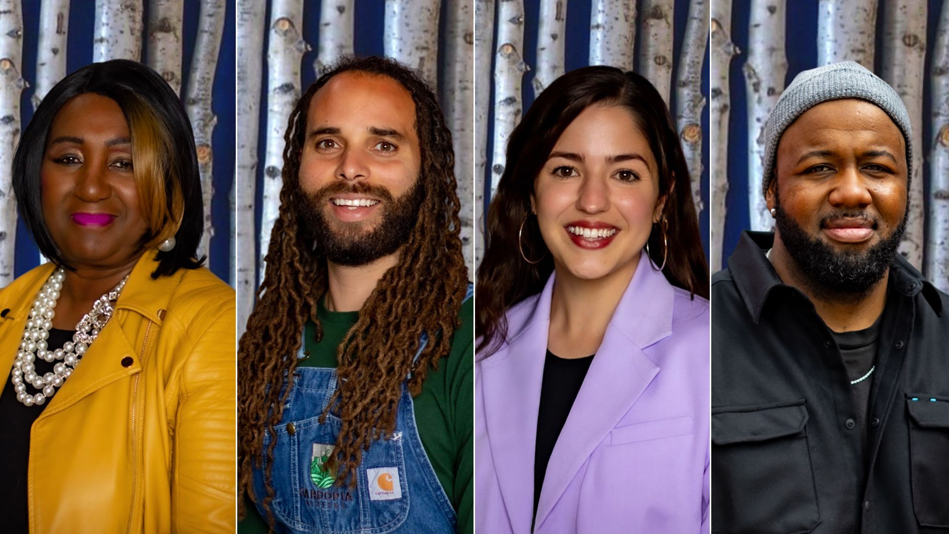 Four San Antonians who were selected for the Aspen Institute's Healthy Communities Fellowship in 2023.
