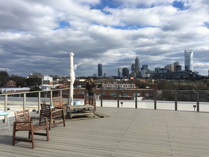 rooftop deck at technekes