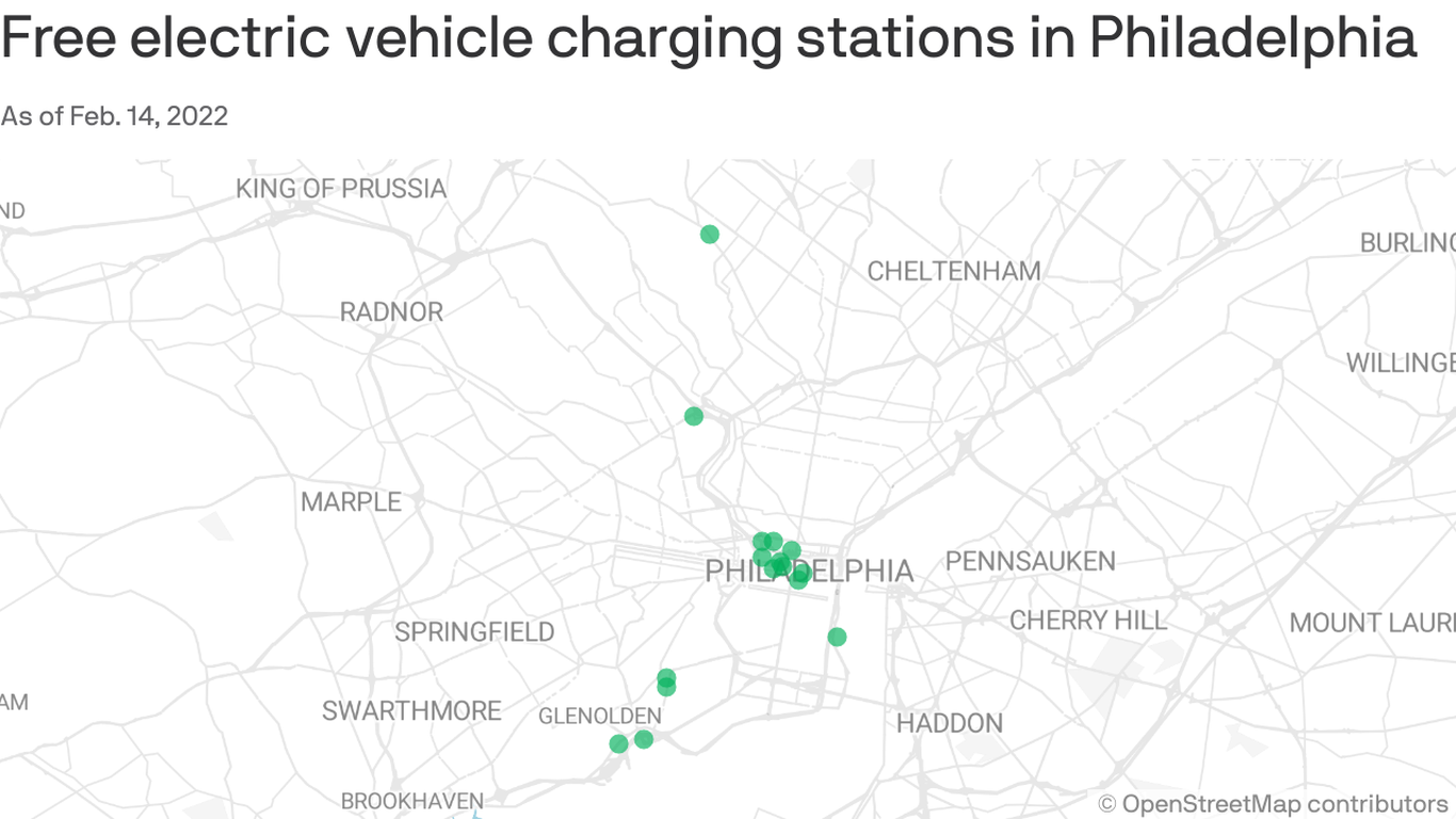 How Philadelphia's EV charging network could expand - Axios Philadelphia