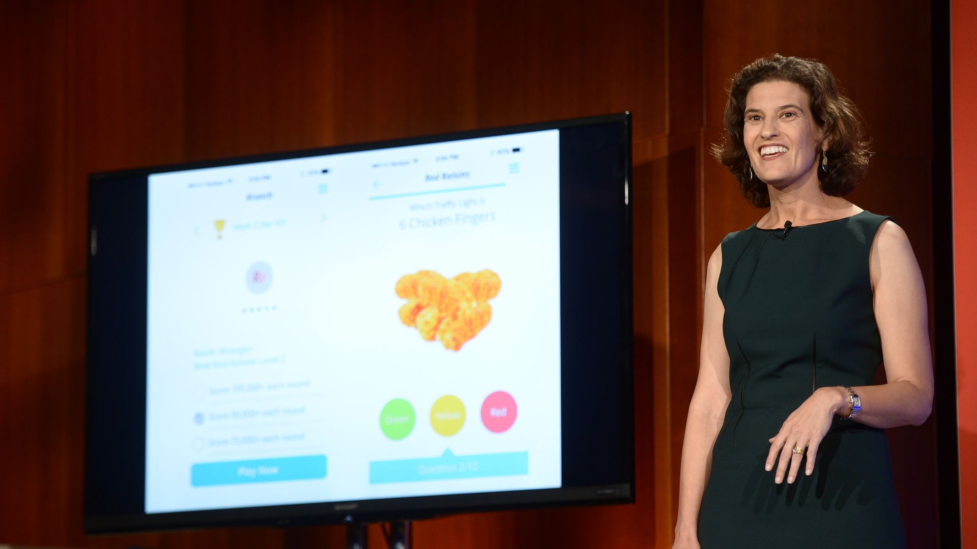  Kurbo Founder and CEO Joanna Strober speaks onstage during The New York Times Health For Tomorrow Conference at Mission Bay Conference Center at UCSF on May 29, 2014 in San Francisco, California.