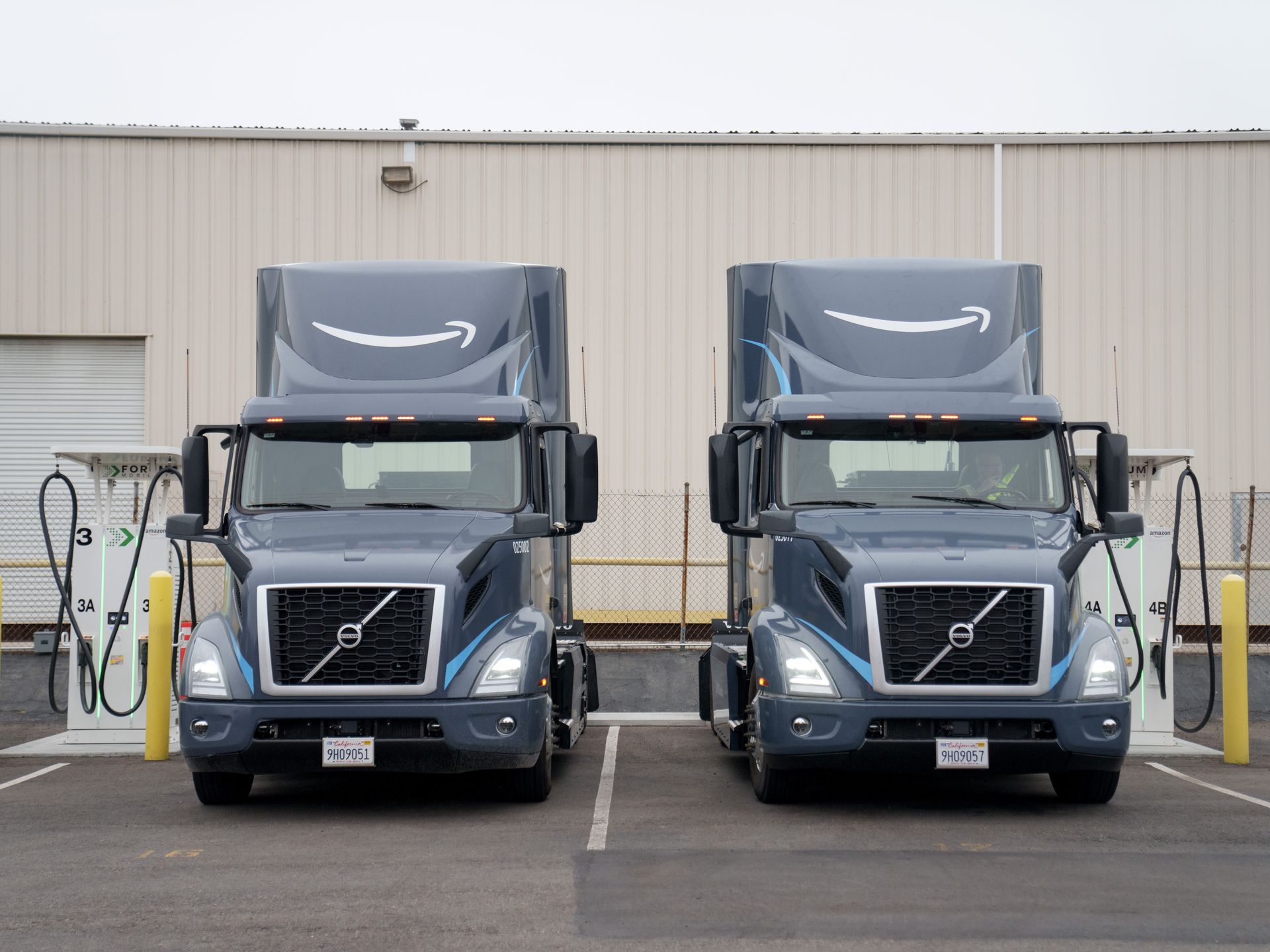Amazon to use Volvo's heavy-duty electric trucks for transportation