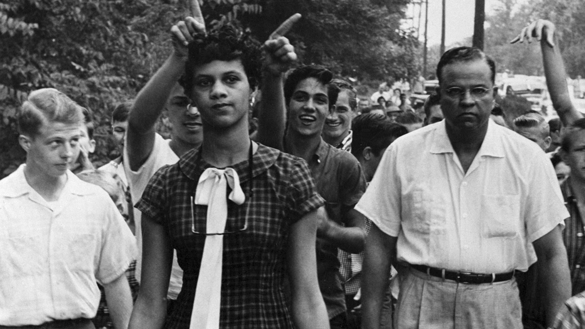 dot counts walks into school and integrates CMS 60 years ago