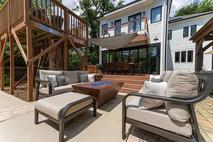 The Urban Oasis firepit