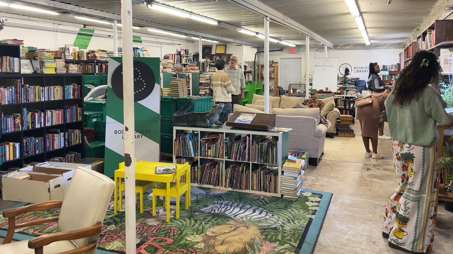 Bootleggers in the Bakehouse Art Complex is Miami's only free bookstore.