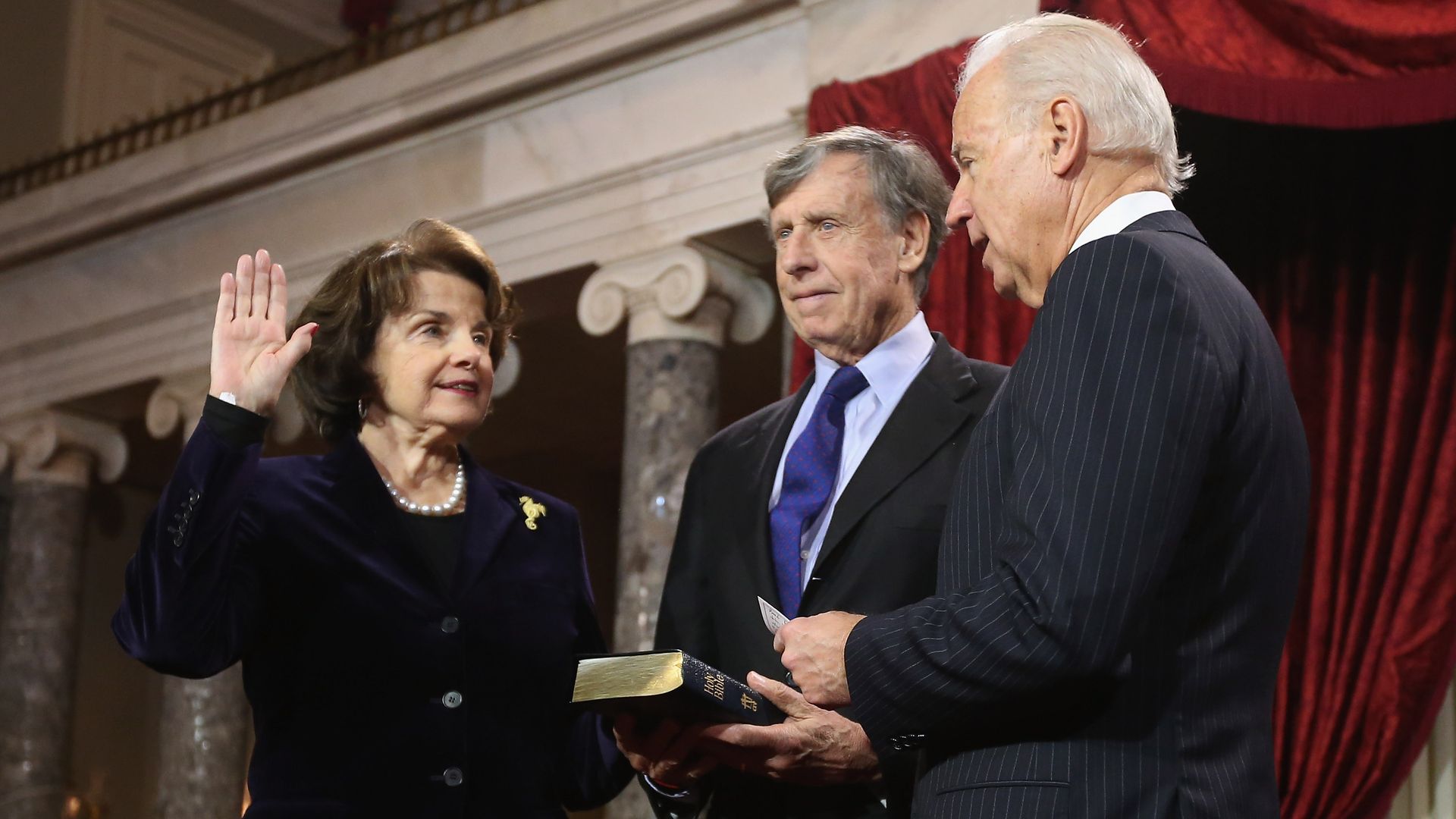 Joe Biden swears in Dianne Feinstein