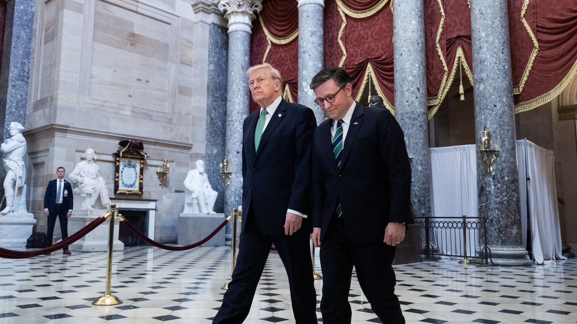 This is Donald Trump and Mike Johnson