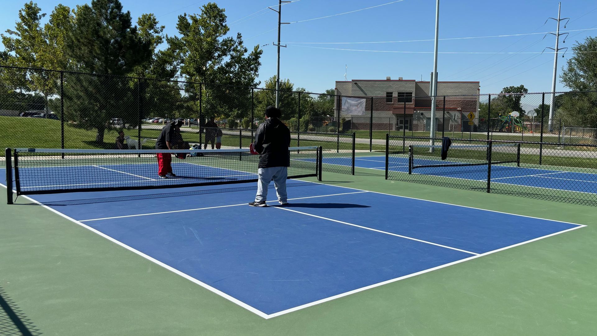 Pickleball court