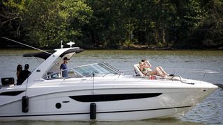 A group on a boat.