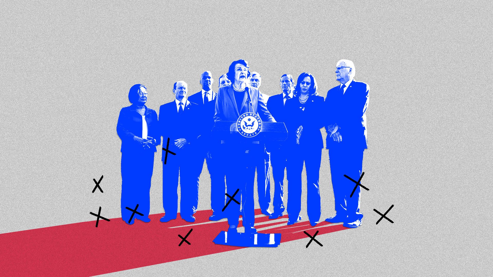 Democrats try to stay unified in their opposition to Kavanaugh.