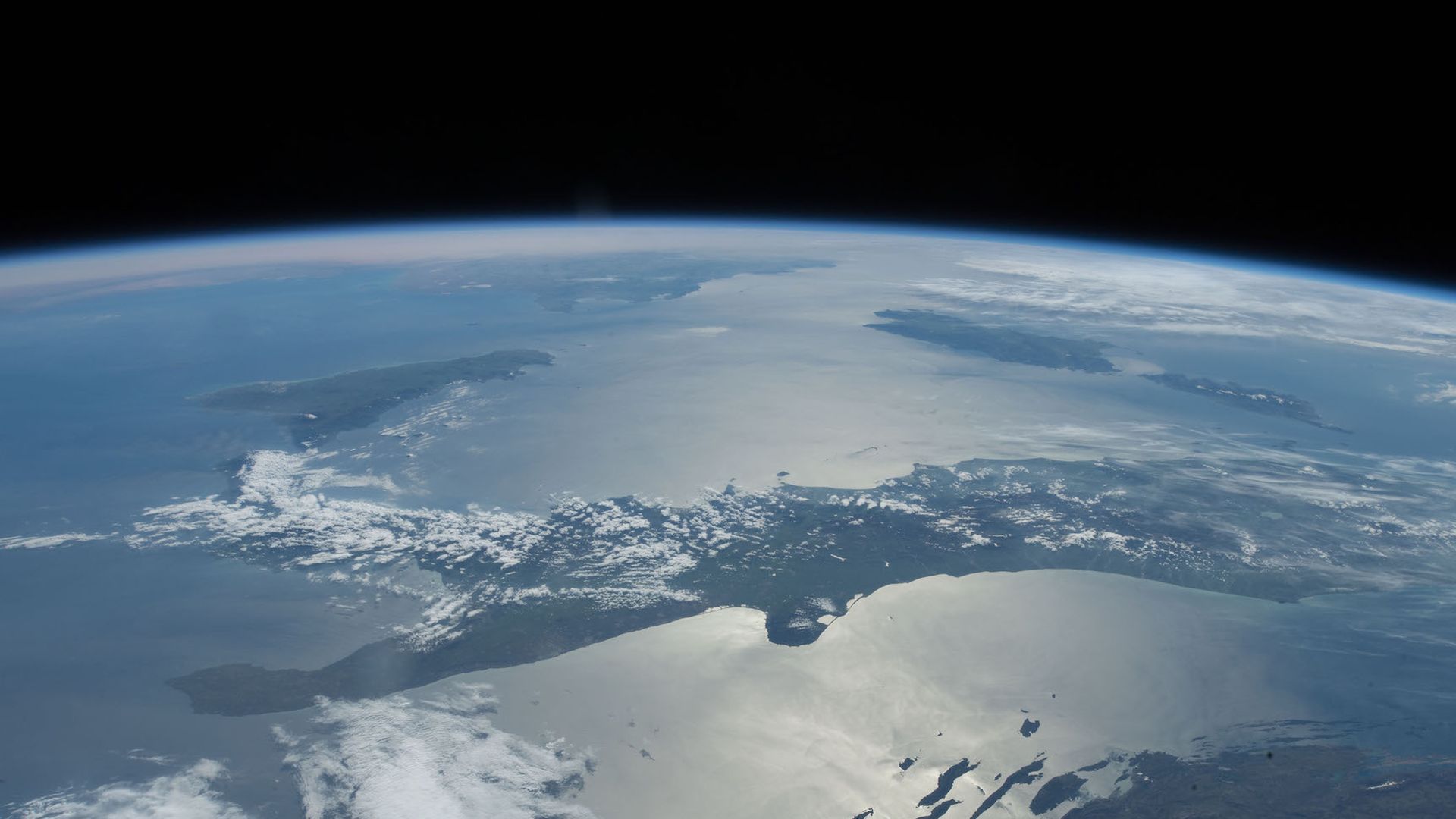 Earth from space as seen from the International Space Station.