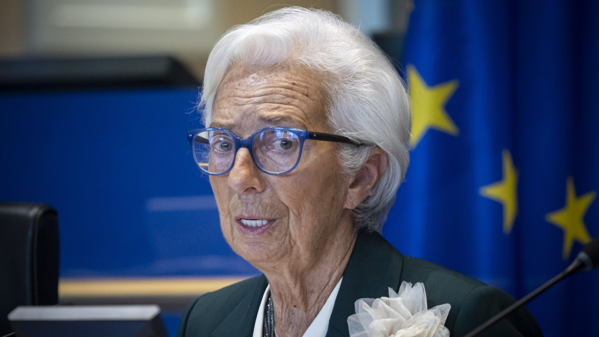 Headshot of Christine Lagarde.