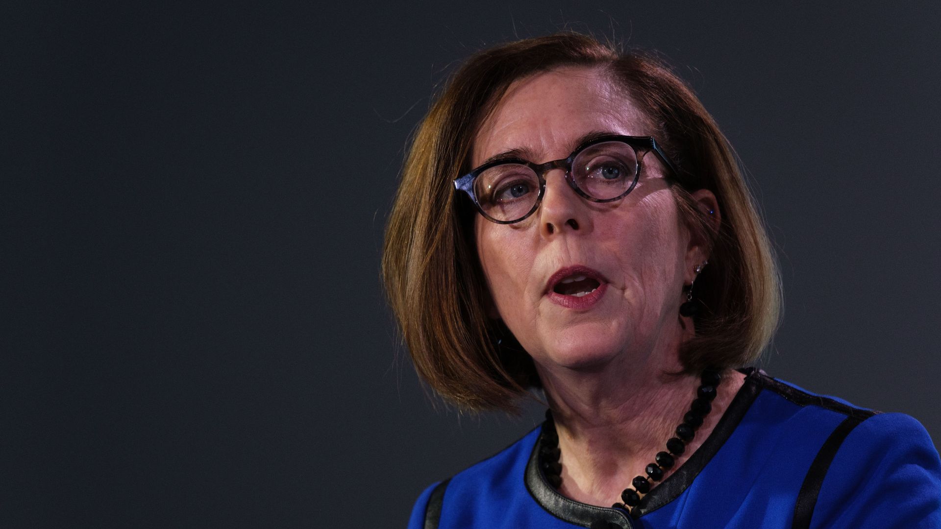 Kate Brown speaks with Axios' Mike Allen