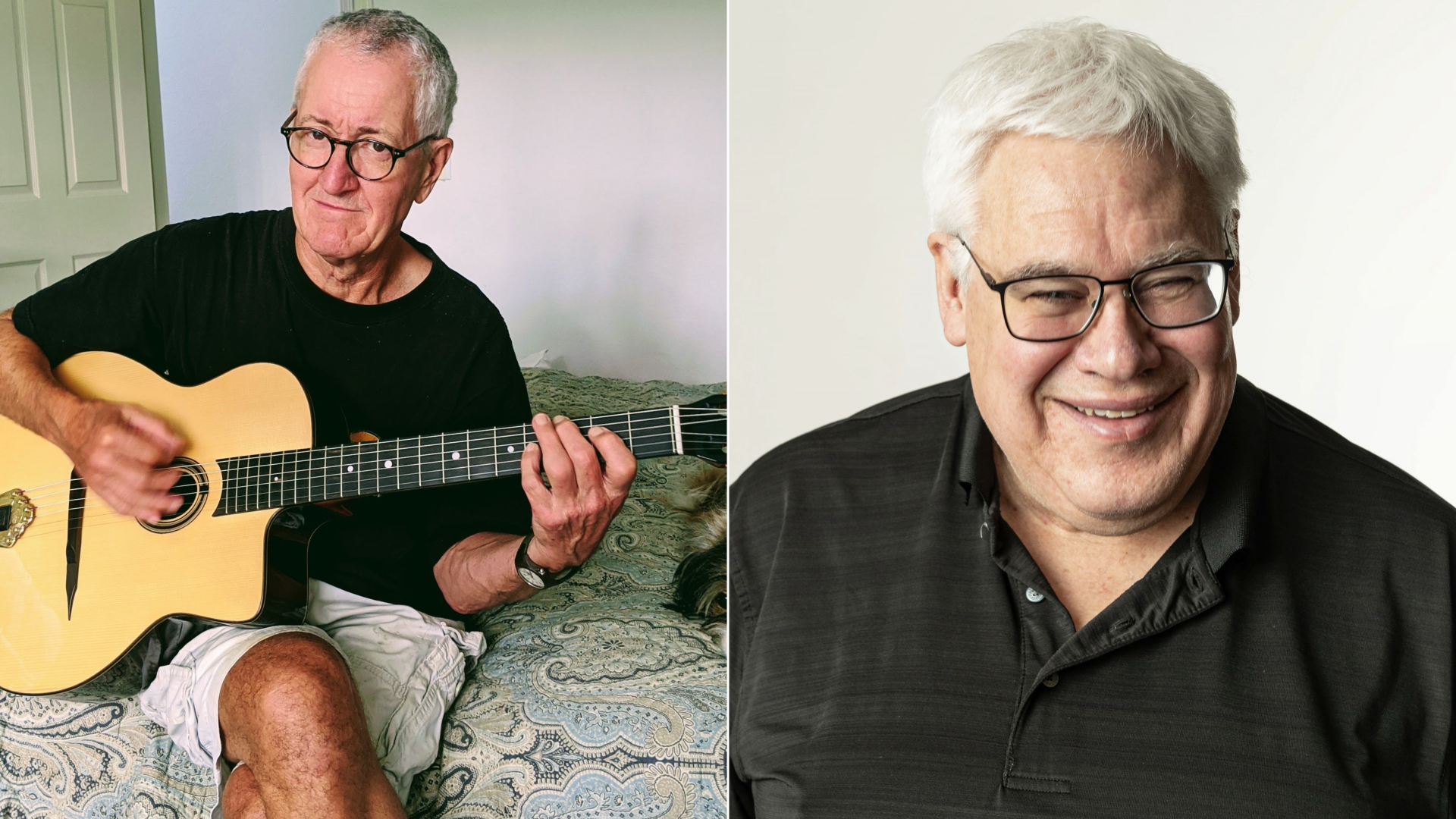 A composite photo of Ed Nicholson and Bob Holt. 