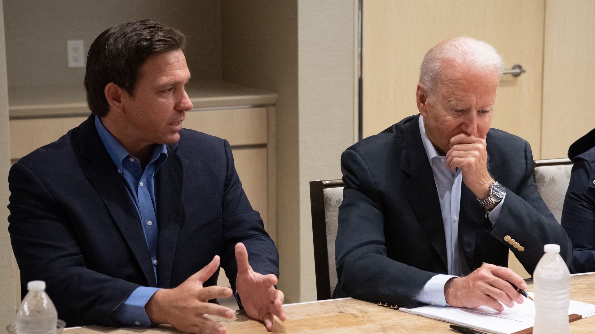 Ron DeSantis and Biden