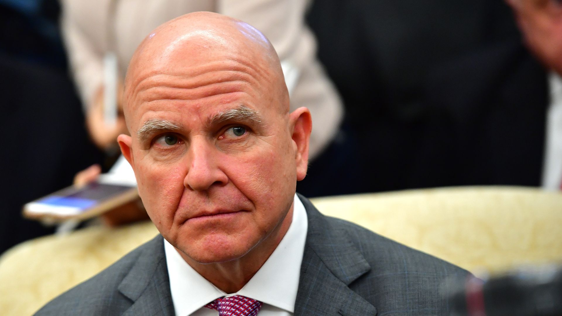 H.R. McMaster in the Oval Office in March 2018.