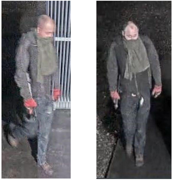 Surveillance footage that Tacoma Power provided the FBI showing a suspect at the Elk Plain substation on Christmas Day.